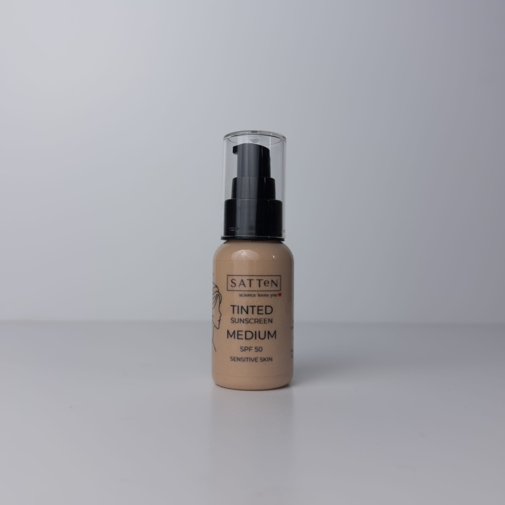SATTeN Tinted Sunscreen MEDIUM 50 ml
